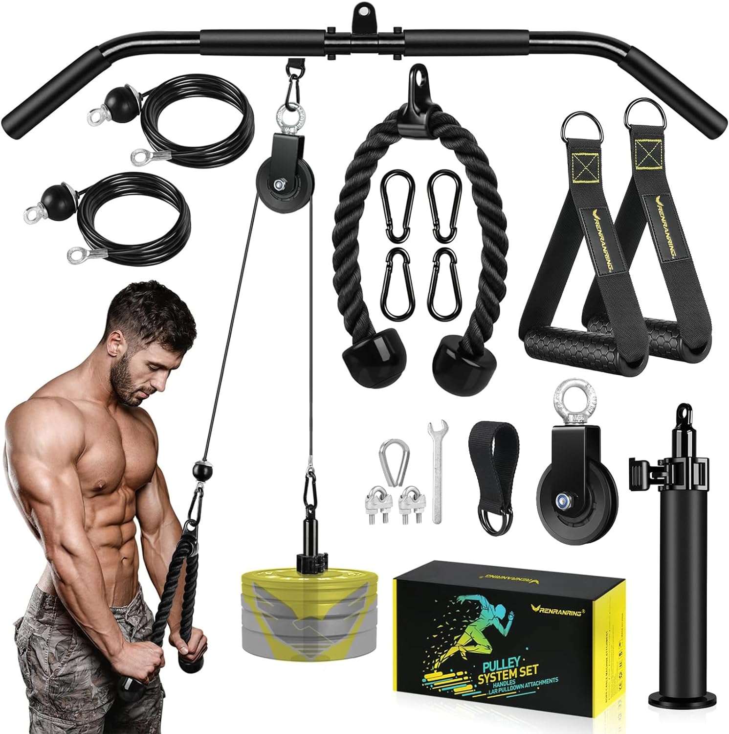 Fitness Lat And Lift Pulley System Fitbeautychic