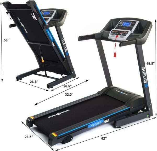 SereneLife Smart Digital Folding Treadmill 3